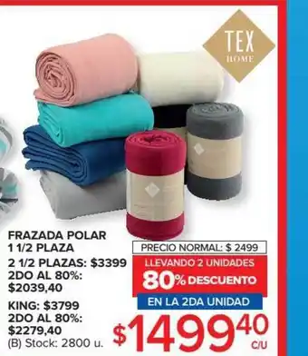 Carrefour Frazada Polar oferta