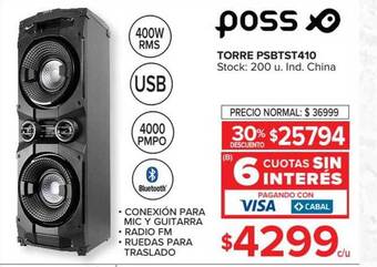 Carrefour Poss Torre PSBTST410 oferta