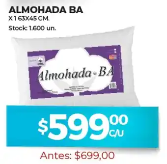 Supermercados Tadicor Almohada Ba x 163 x 45 cm oferta
