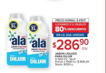Carrefour Ala Jabón Líquido Para Diluir x 500cc oferta