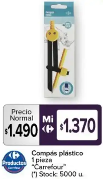 Carrefour Carrefour compás plástico oferta