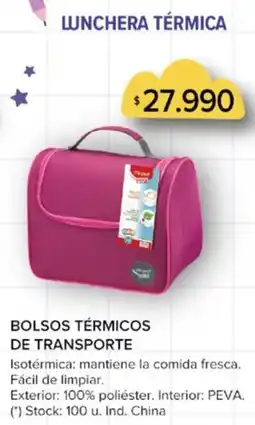 Carrefour Bolsos térmicos de transporte oferta