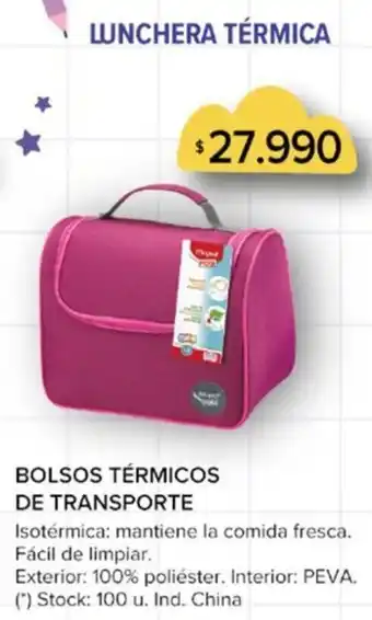 Carrefour Bolsos térmicos de transporte oferta