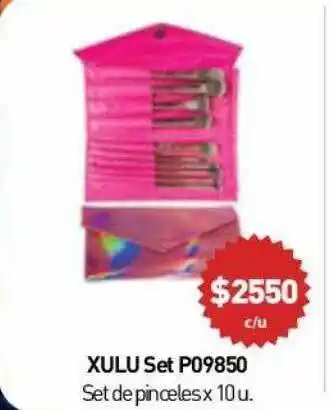 Anika Shop Xulu Set P09850 Set De Pinceles x 10u oferta