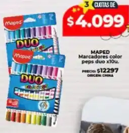 Supermayorista Vital Maped marcadores color peps duo oferta