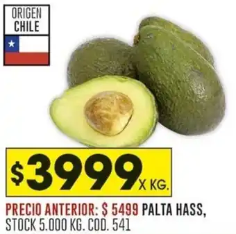 Coto Palta hass oferta