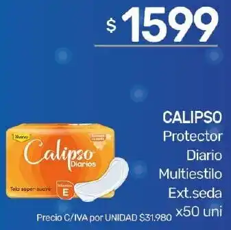 Nini Mayorista Calipso protector diario multiestilo ext.seda oferta