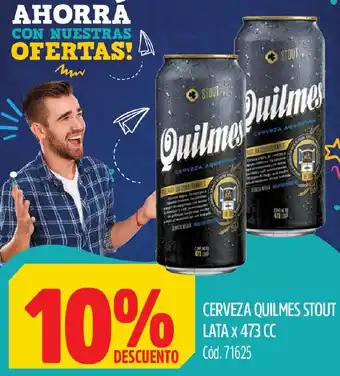 Supermercados Yaguar Cerveza quilmes stout lata oferta