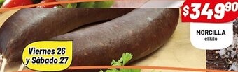 Almacor Morcilla El Kilo oferta