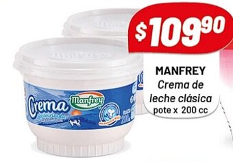 Almacor Manfrey Crema de Leche Clásica Pote x 200 cc oferta