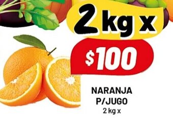 Almacor Naranja P/Jugo 2 kg x oferta