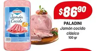 Almacor Paladini Jamón Cocido Clásico 100 gr oferta