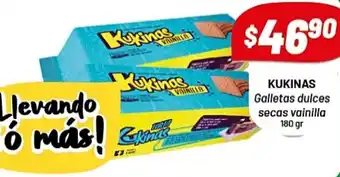 Almacor Kukinas Galletas Dulces Secas Vainilla 180 gr oferta