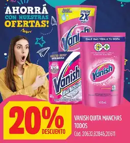 Supermercados Yaguar Vanish oferta