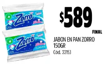 Supermercados Yaguar Zorro Jabon en Pan oferta