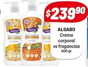 Almacor Algabo Crema Corporal Vs Fragancias 400 gr oferta