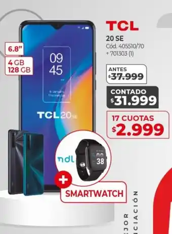 Naldo Lombardi TCL 20 SE 17 Cuotas oferta