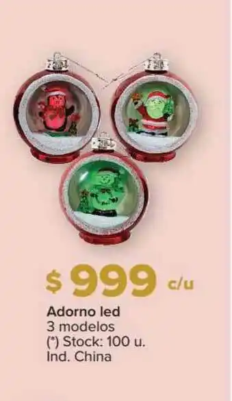 Carrefour Adorno Led 3 Modelos oferta