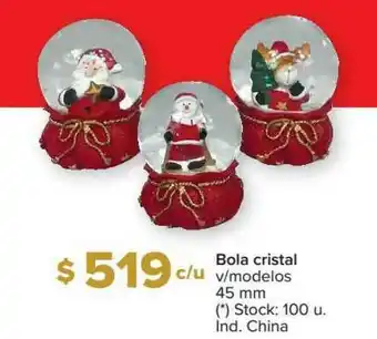 Carrefour Bola Cristal V Modelos 45 Mm oferta