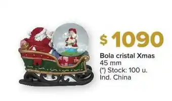 Carrefour Bola Cristal Xmas 45 Mm oferta