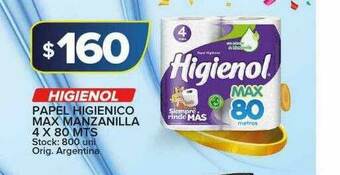 Carrefour Maxi Higienol Papel Higienico Max Manzanilla oferta