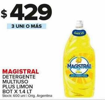 Carrefour Maxi Magistral Detergente Multiuso Plus Limon oferta