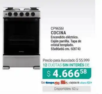 Cooperativa Obrera Cocina Encendido Eléctrico Cajón Parrilla oferta