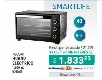 Cooperativa Obrera Smartlife Horno Eléctrico oferta