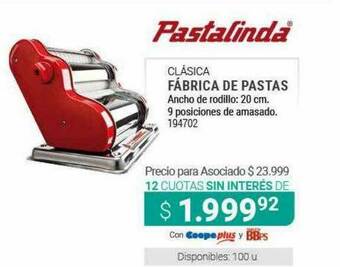 Cooperativa Obrera Pastalinda Clásica Fábrica De Pastas oferta