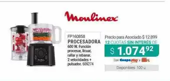 Cooperativa Obrera Moulinex Pf160858 Procesadora oferta