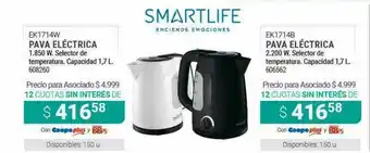 Cooperativa Obrera Smartlife Ek1714w Pava Eléctrica oferta