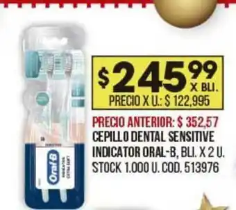 Coto Cepillo Dental Sensitive Indicator Oral-b oferta