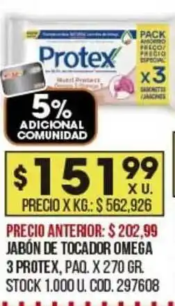 Coto Jabón De Tocador Omega 3 Protex oferta