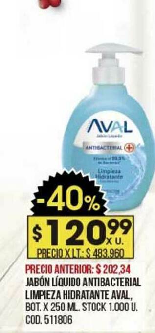 Coto Jabón Líquido Antibacterial Limpieza Hidratante Aval oferta