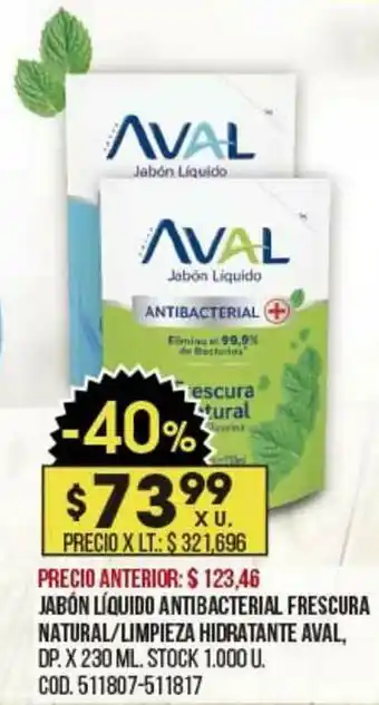 Coto Jabón Líquidoi Antibacterial Frescura Natural Limpieza Hidratante Aval oferta