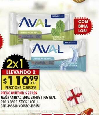 Coto Jabón Antibacterial Varios Tipos Aval oferta