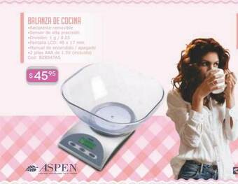 Cuotas del Sur Balanza De Cocina Aspen oferta