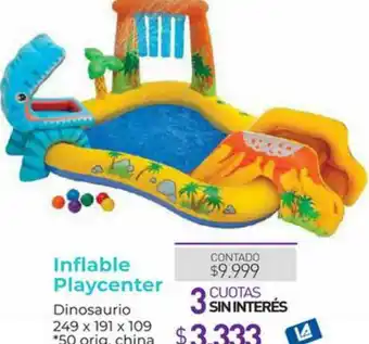 La Anonima Inflable Playcenter Dinosaurio 249x191x109 oferta