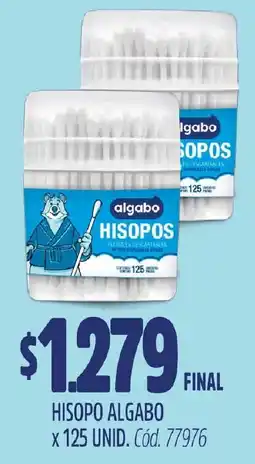 Supermercados Yaguar Algabo Hisopo oferta