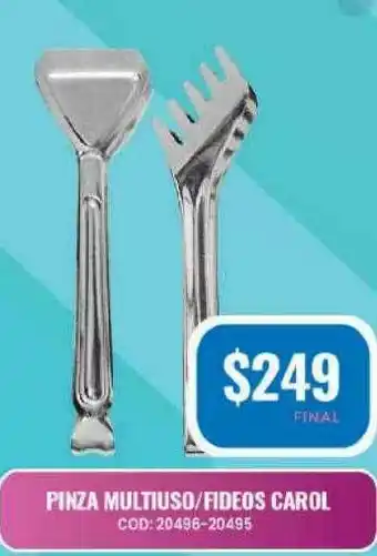 Maxiconsumo Pinza Multiuso Fideos Carol oferta