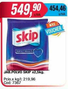 Maxiconsumo Jab.polvo Skip oferta