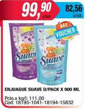 Maxiconsumo Enjuague Suave D Pack oferta