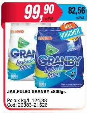 Maxiconsumo Jab.polvo Granby oferta