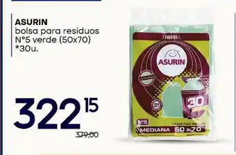 Asurin Bolsa Pra Residuos N°5 Verde