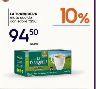 Supermercados Monarca La Tranquera Mate Cocido Con Sobre oferta