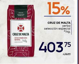 Supermercados Monarca Cruz De Malta Yerba Selección Especial oferta