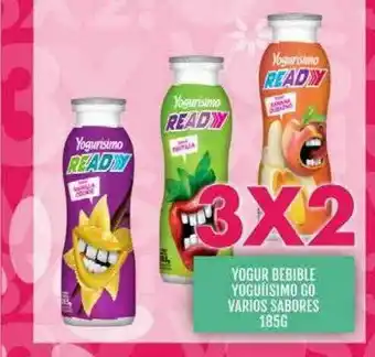 Supermercados Todo Yogur Bebible Yogulisomo Go Varios Sabores oferta