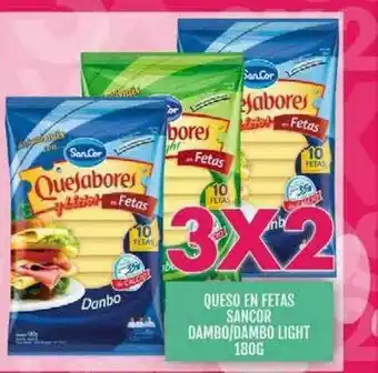 Supermercados Todo Queso En Fetas Sancor Dambo Dambo Light oferta