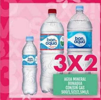 Supermercados Todo Agua Mineral Bonaqua Con Sin Gas oferta