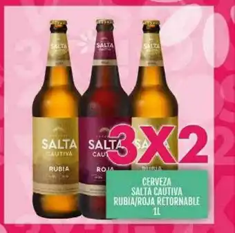 Supermercados Todo Cerveza Salta Cautiva Rubia Roja Retornable oferta